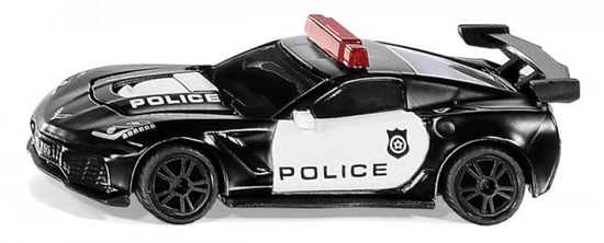 Levně SIKU Blister - policie Chevrolet Corvette ZR1