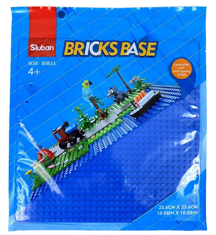 Levně Sluban Bricks Base M38-B0833E Základní deska 25.6 x 25.6 cm modrá