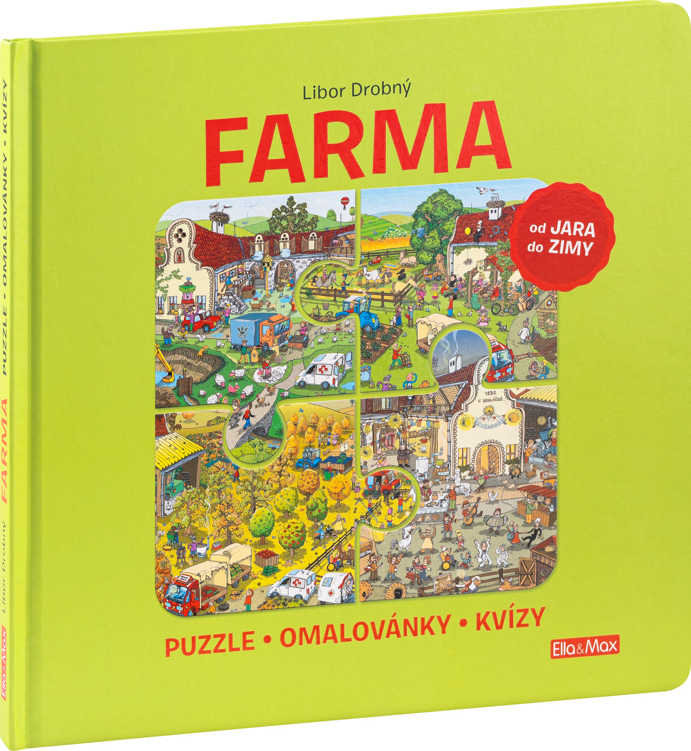 Levně FARMA – Puzzle, omalovánky, kvízy