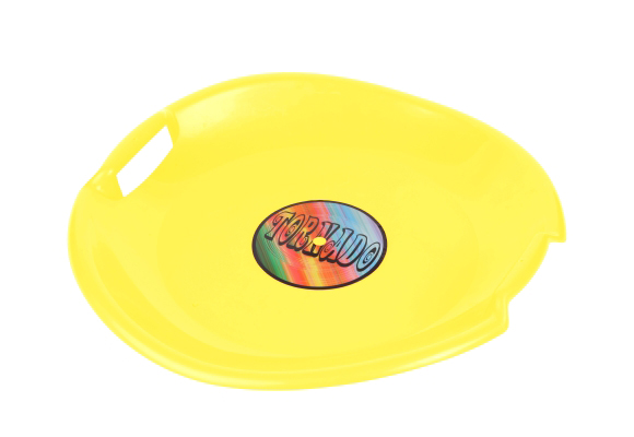 Levně Sáňkovací talíř Tornado Super žlutá 54 cm