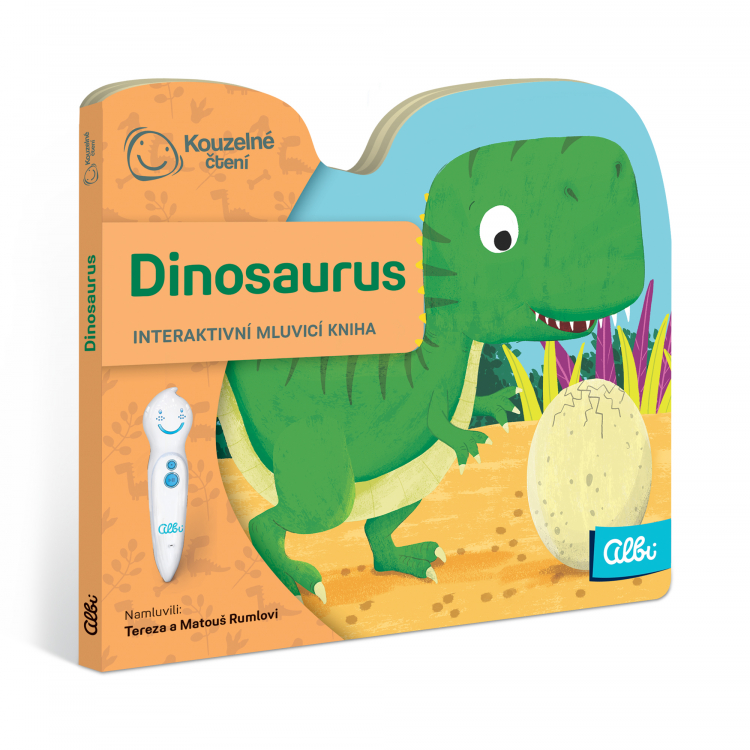 Levně Kouzelné čtení Minikniha s výsekem Dinosaurus