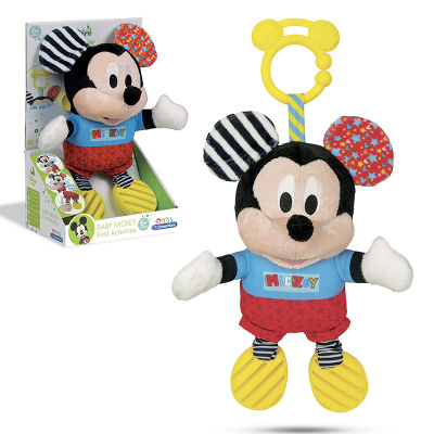 Fotografie CLEMENTONI PLYŠ Baby Mickey Mouse myšák kousátko Zvuk *PLYŠOVÉ HRAČKY* Clementoni A46:188903