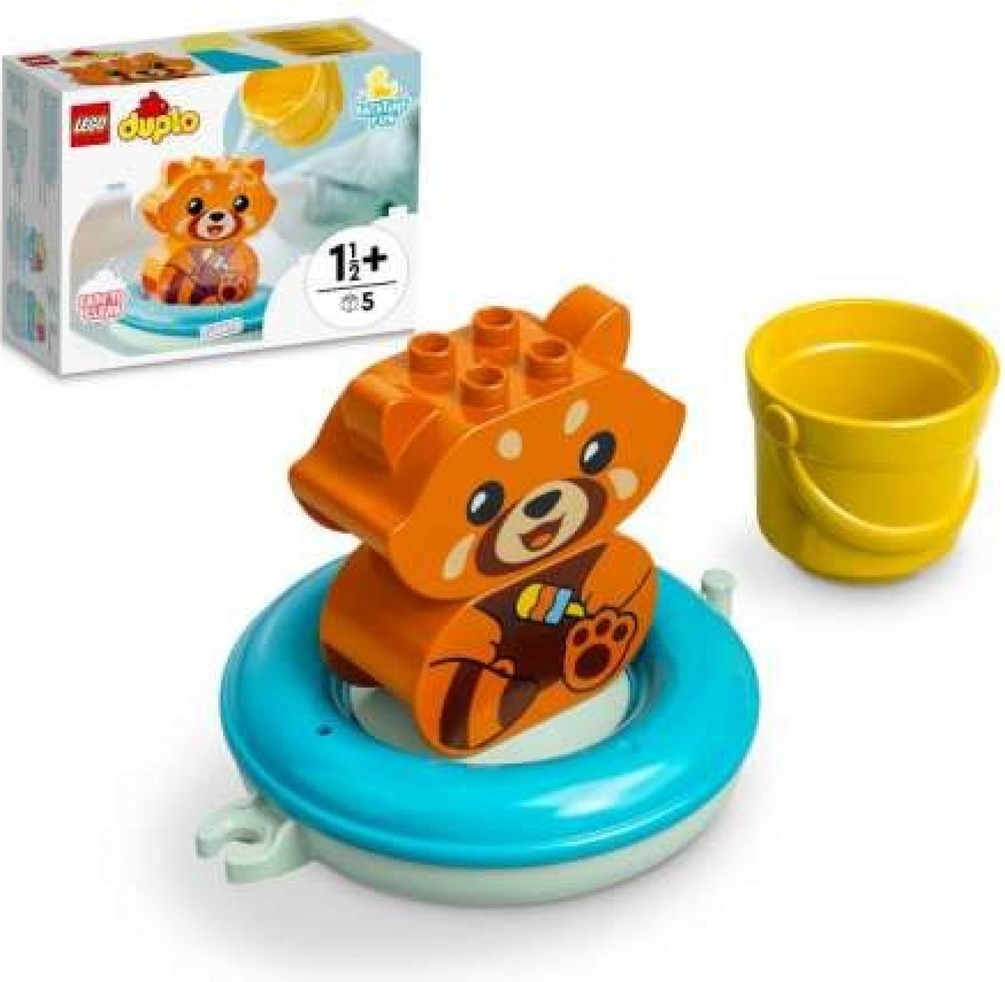 Levně LEGO DUPLO 10964 Legrace ve vaně: Plovoucí panda červená