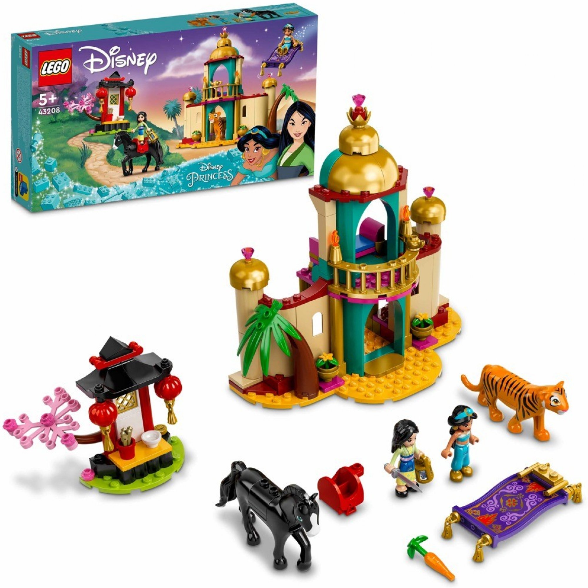 Levně LEGO Disney Princess 43208 Dobrodružství Jasmíny a Mulan