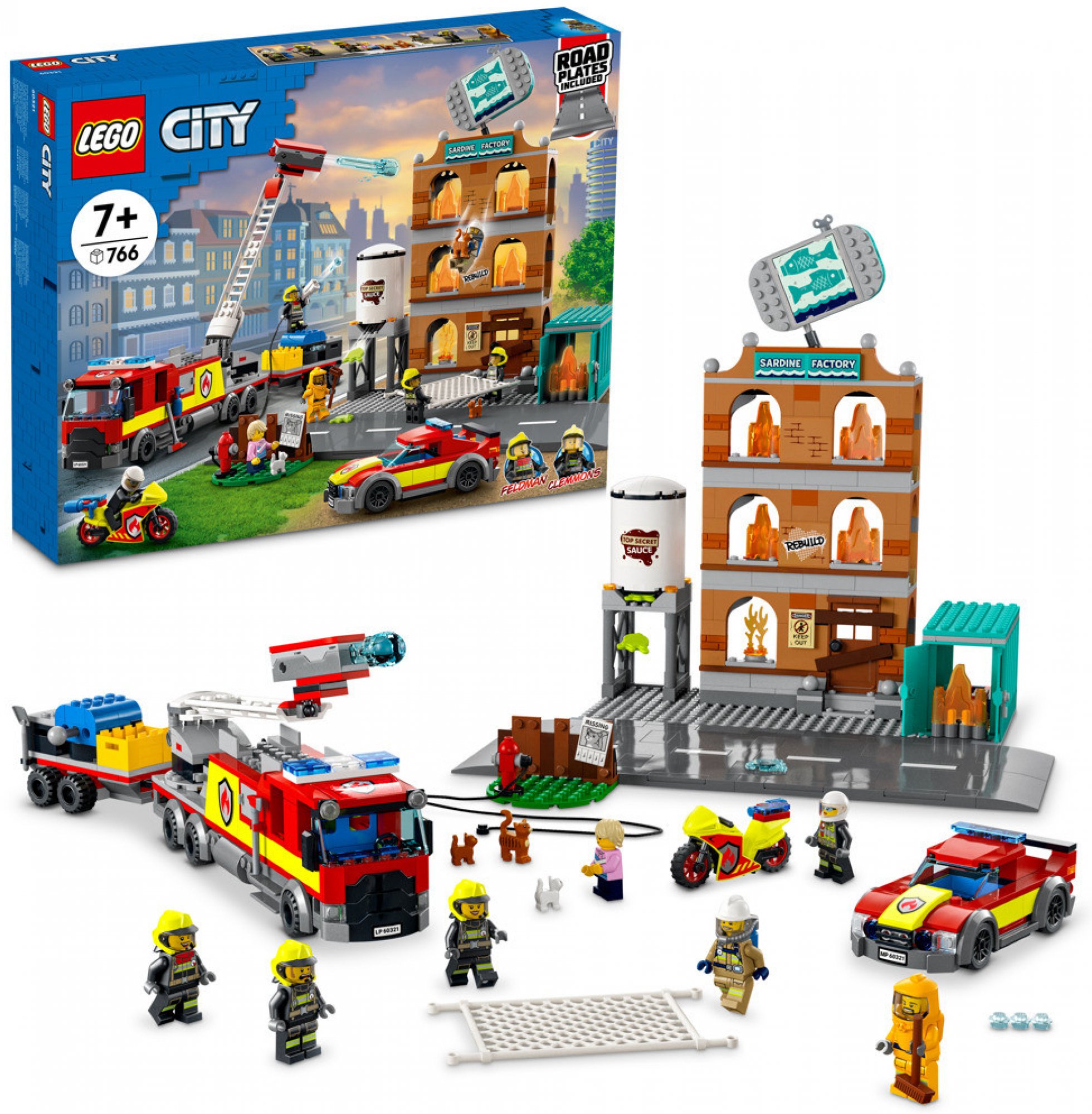 Levně LEGO City 60321 Hasičská zbrojnice