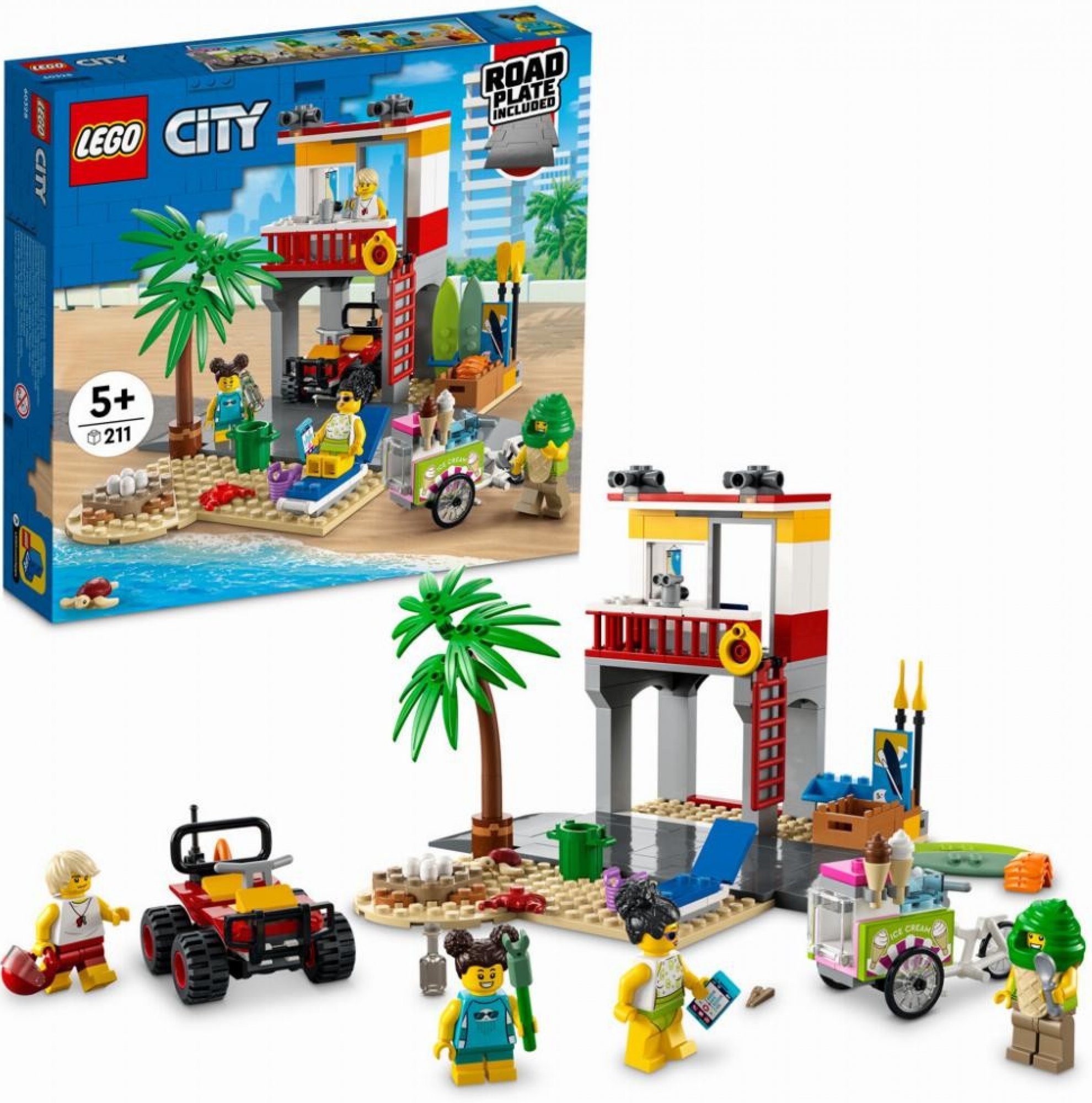 Levně LEGO City 60328 Stanice pobřežní hlídky