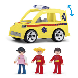 Levně Igráček MultiGO Trio Rescue - figurky záchranáři se sanitkou