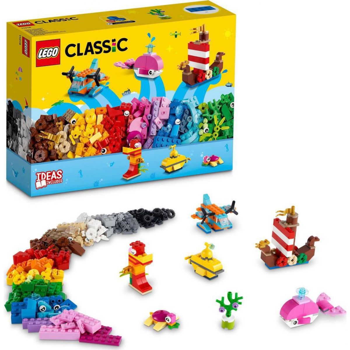 LEGO Classic 11018 Kreativní zábava v oceánu
