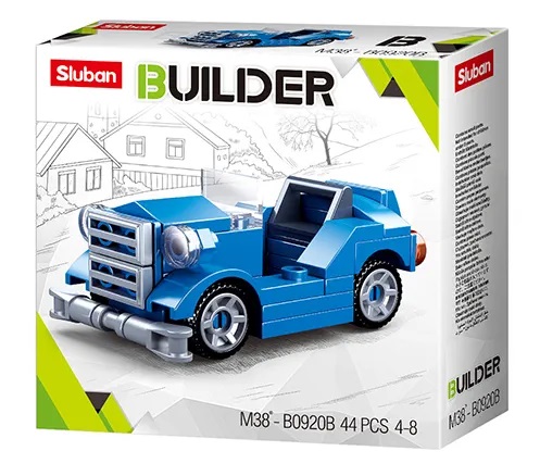 Levně Sluban Builder M38-B0920B Modrý kabriolet