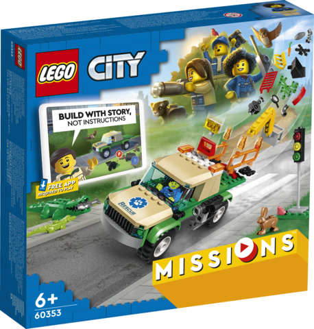LEGO City 60353 Záchranné mise v divočině