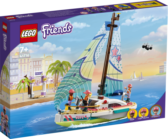 Levně LEGO Friends 41716 Stephanie a dobrodružství na plachetnici