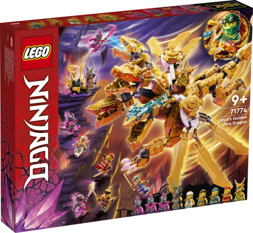 Levně LEGO Ninjago 71774 Lloydův zlatý ultra drak