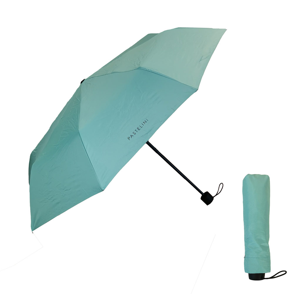 Levně Dámský skládací deštník PASTELINI zelená