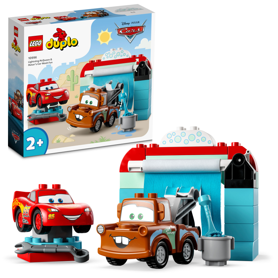 Levně LEGO® DUPLO® - Disney 10996 Na myčce s Bleskem McQueenem a Burákem