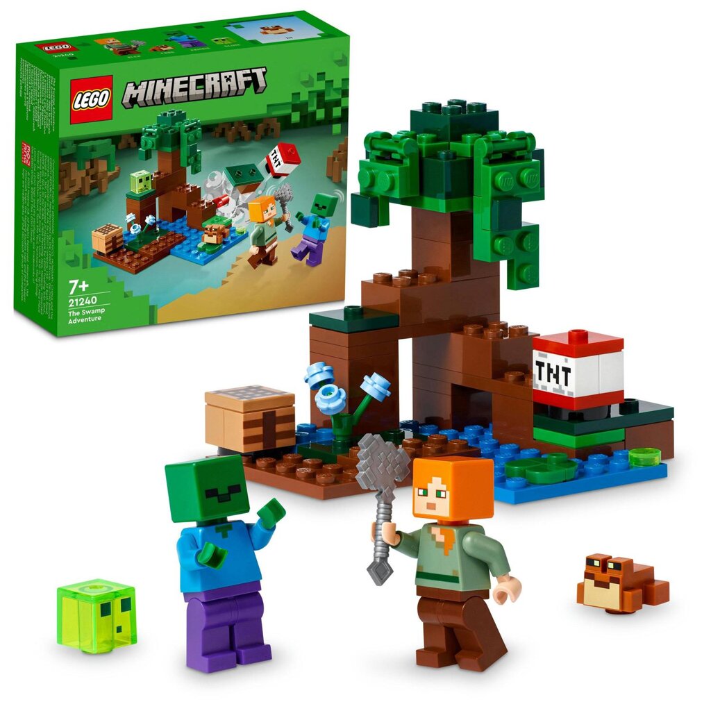 Levně LEGO® Minecraft® 21240 Dobrodružství v bažině