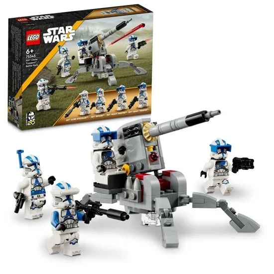 Levně LEGO® Star Wars™ 75345 Bitevní balíček klonovaných vojáků z 501. legie