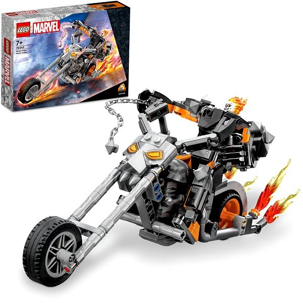 Levně LEGO® Marvel 76245 Robotický oblek a motorka Ghost Ridera