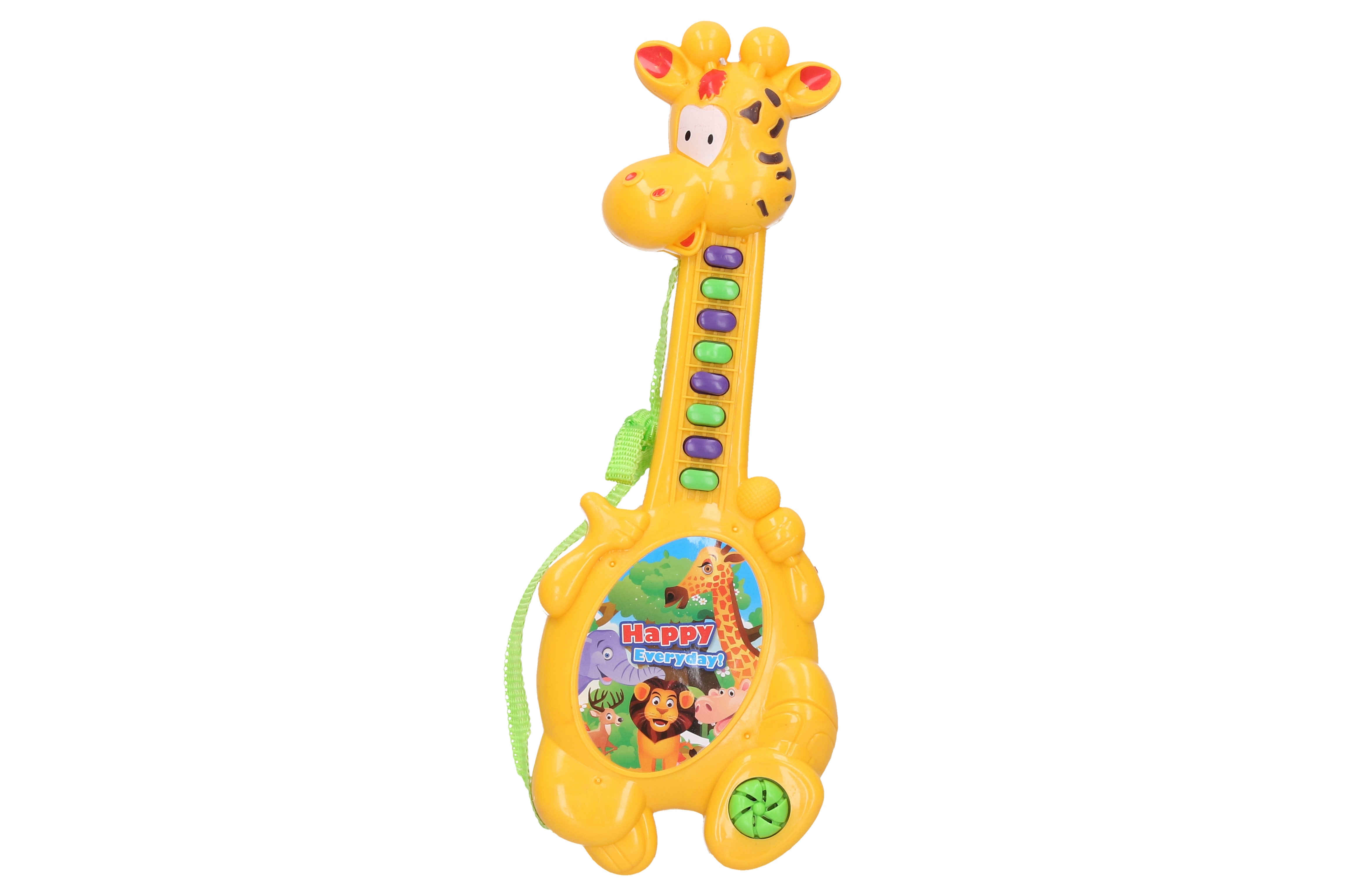 Levně Piánko s efekty žirafa 31 cm