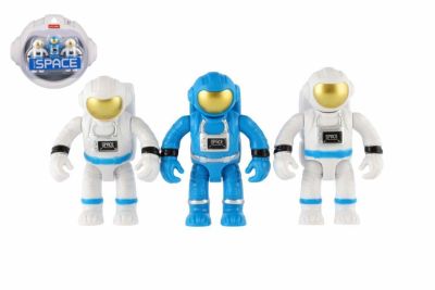 Levně Kosmonaut/astronaut figurka 3ks