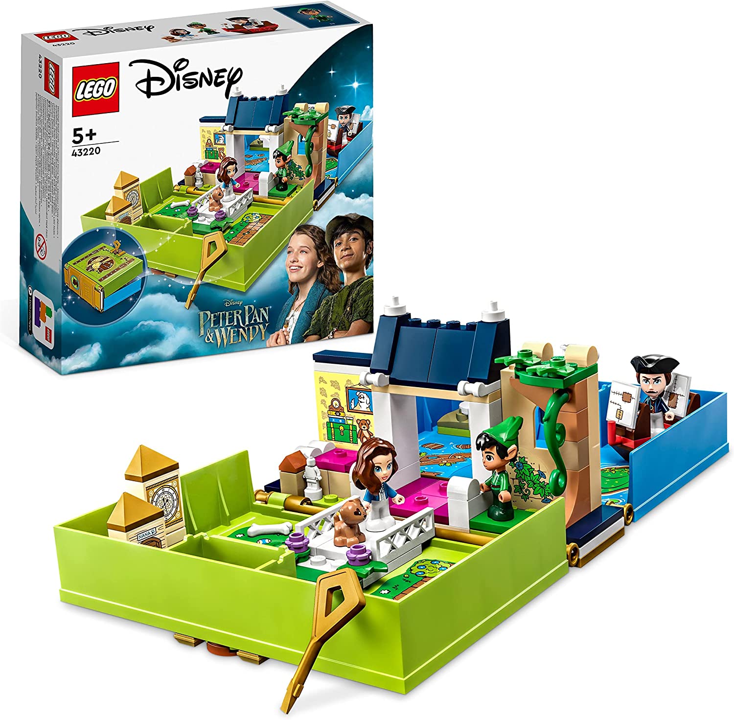 Levně LEGO® - Disney 43220 Petr Pan a Wendy a jejich pohádková kniha dobrodružství