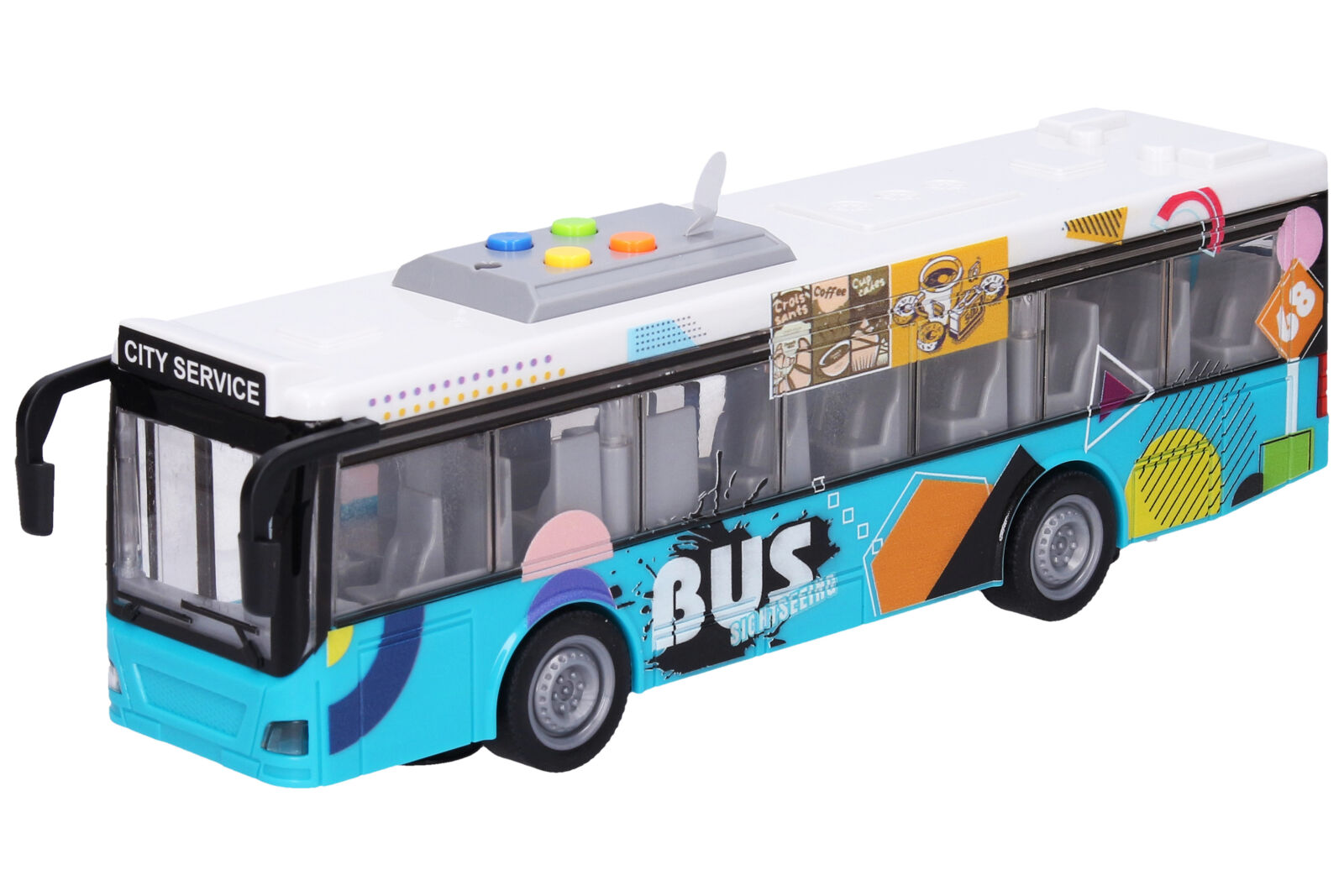 Levně Autobus s efekty 28 cm