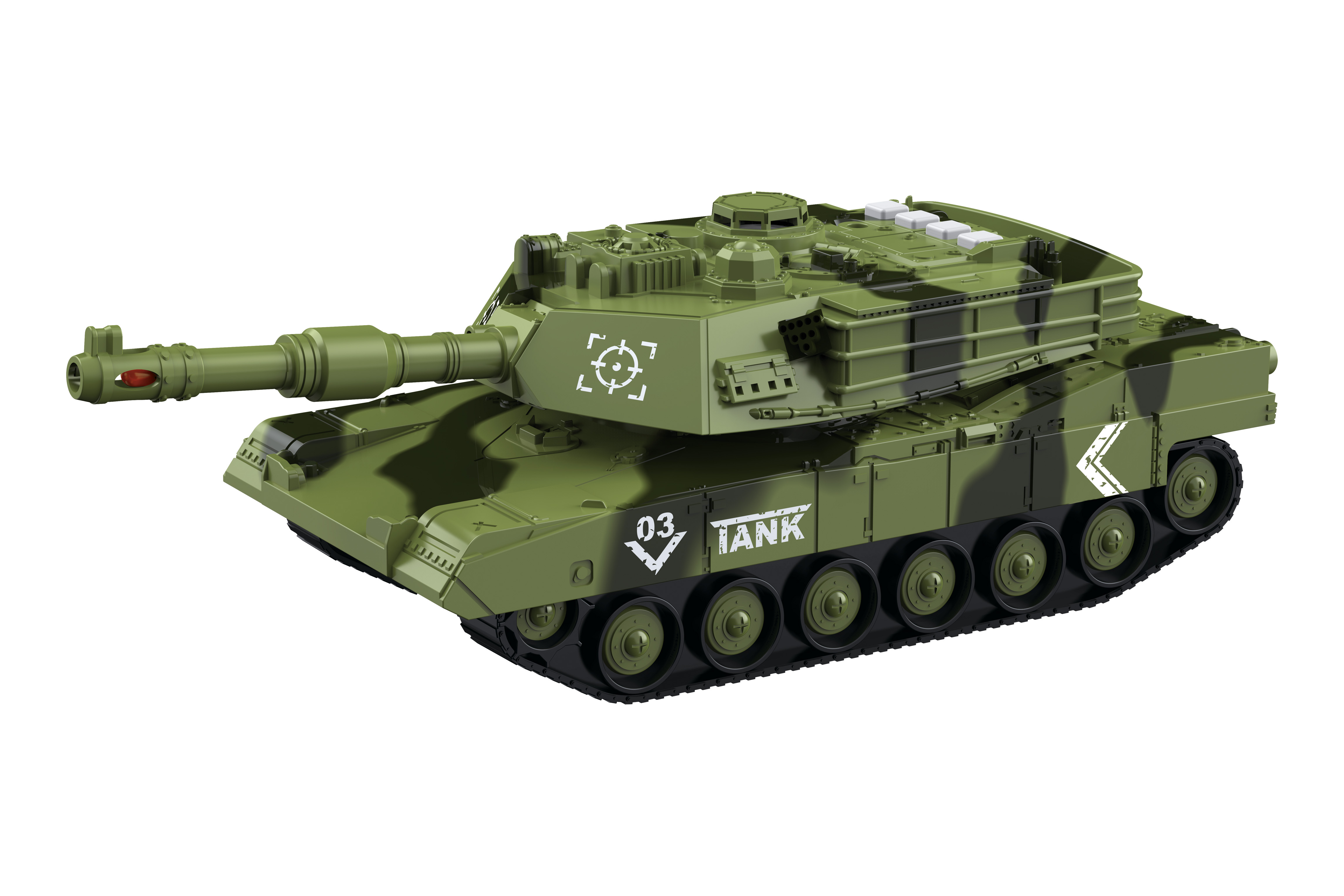Levně Tank na setrvačník s efekty 25 cm