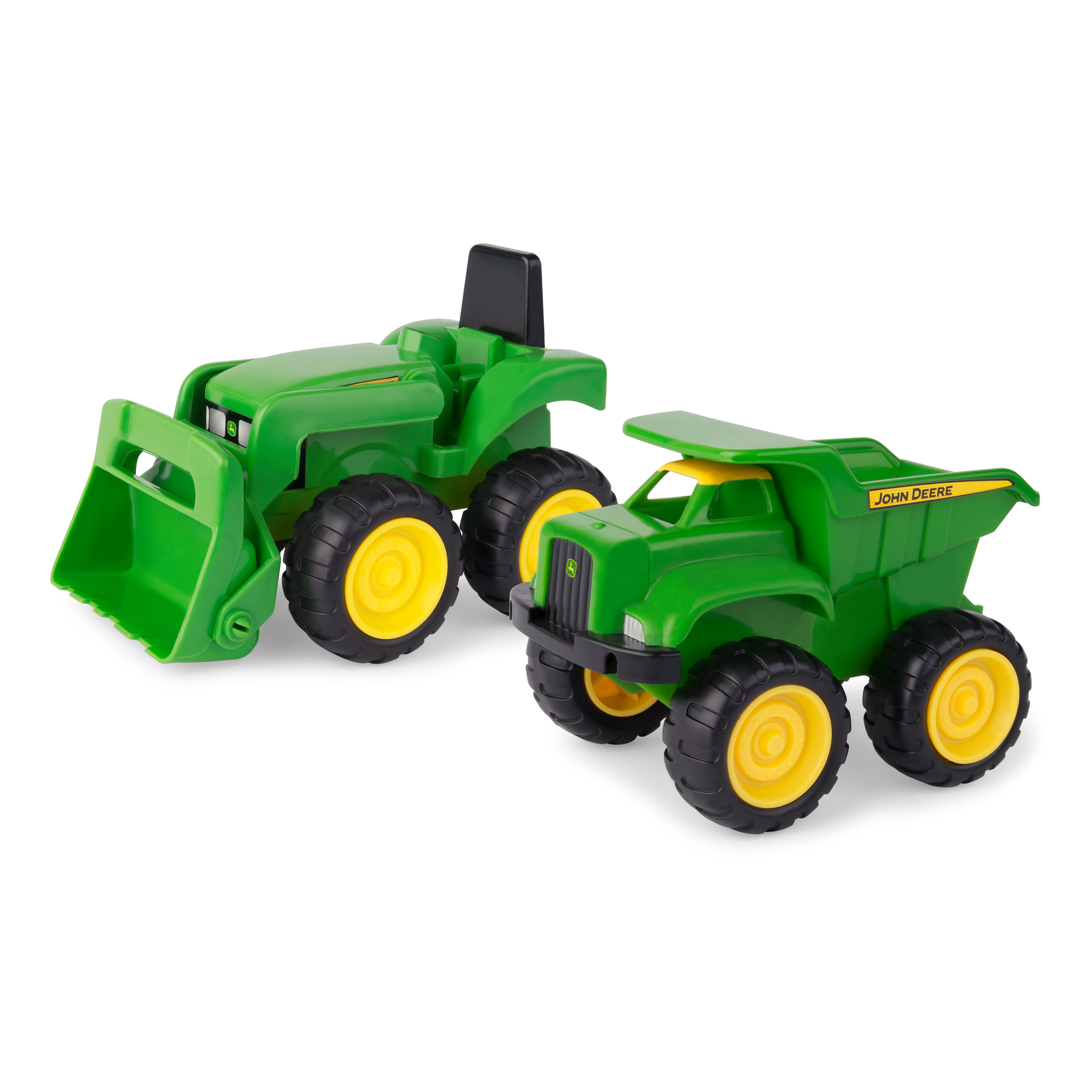 Levně JD Kids John Deere traktor a sklápěč set 16 cm