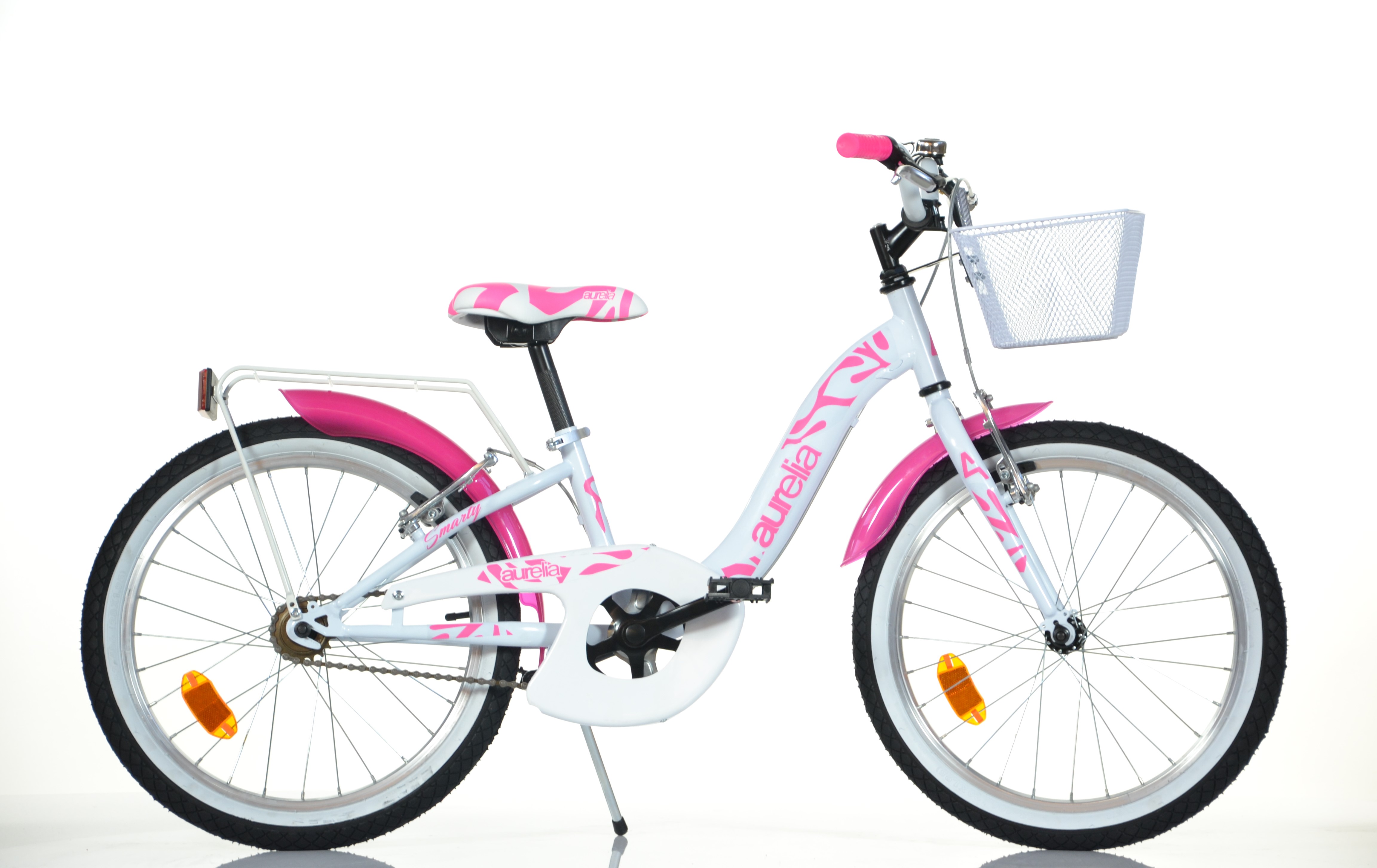Levně Dino Bikes Dětské kolo 20" 204R-05S - Girl white/ pink