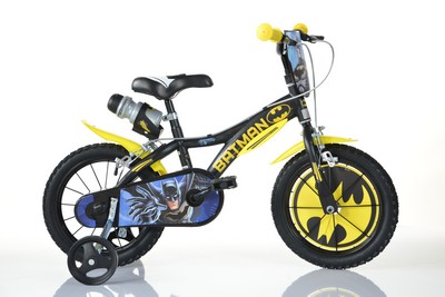 Levně Dino Bikes Dětské kolo 14" 614-BT- Batman