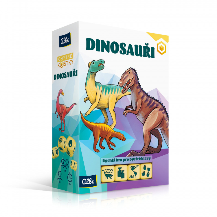 Levně Chytré kostky - Dinosauři