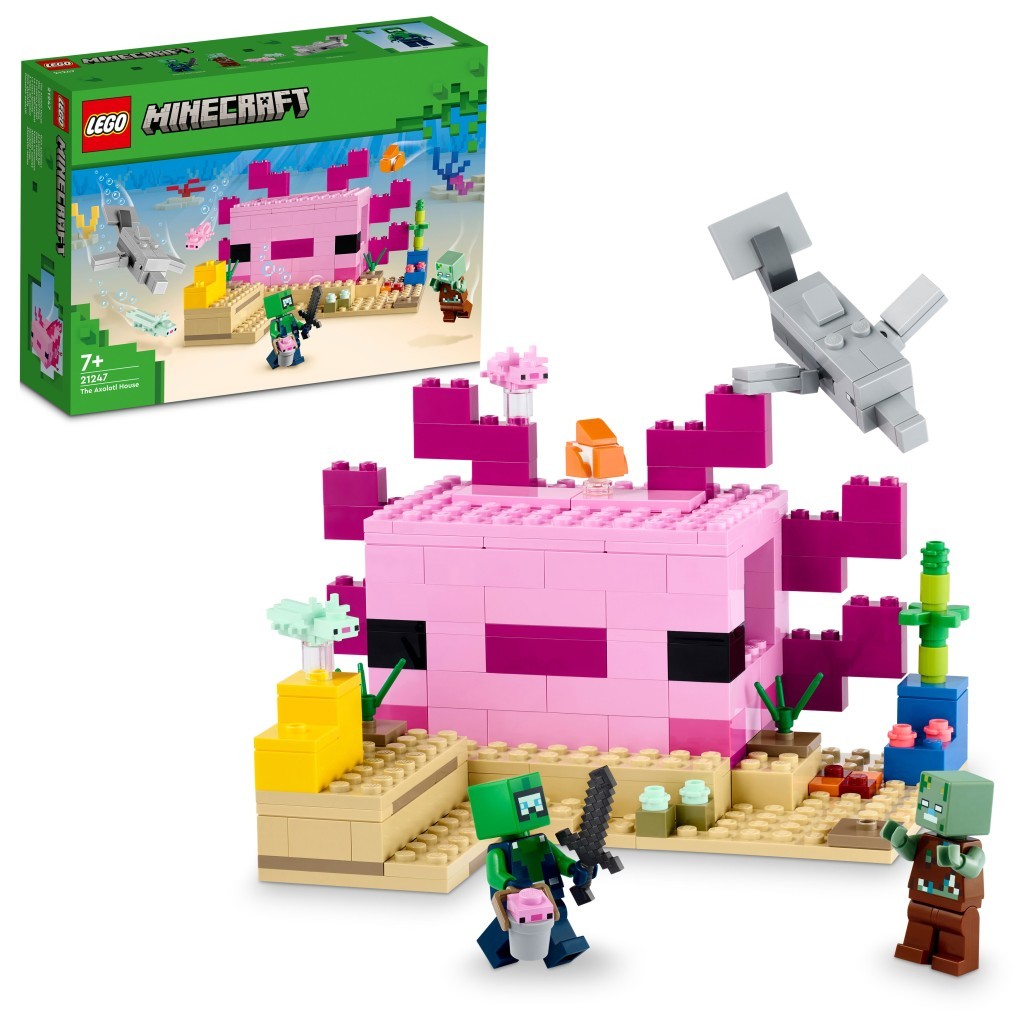 Levně LEGO® Minecraft® 21247 Domeček axolotlů