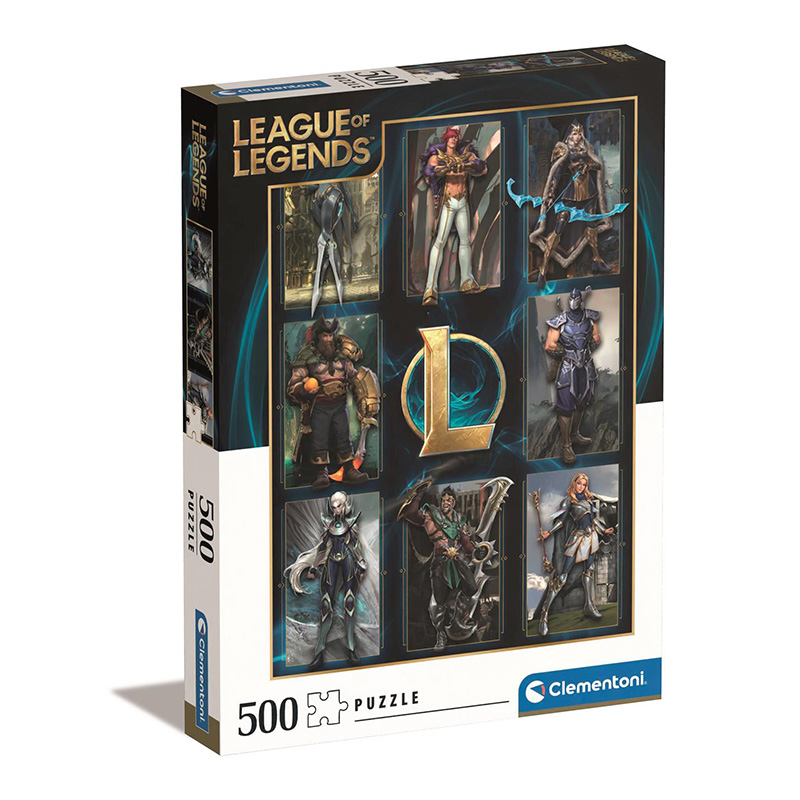 Levně Clementoni - Puzzle 500 LEAGUE of Legends