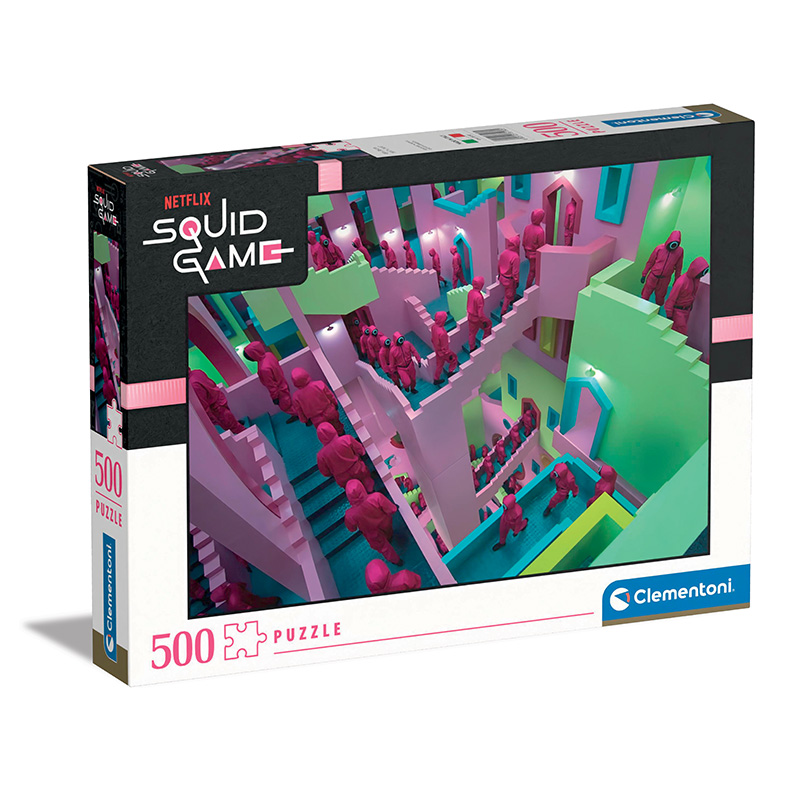 Levně Clementoni - Puzzle 500 Netflix: Squid game (Hra na oliheň)