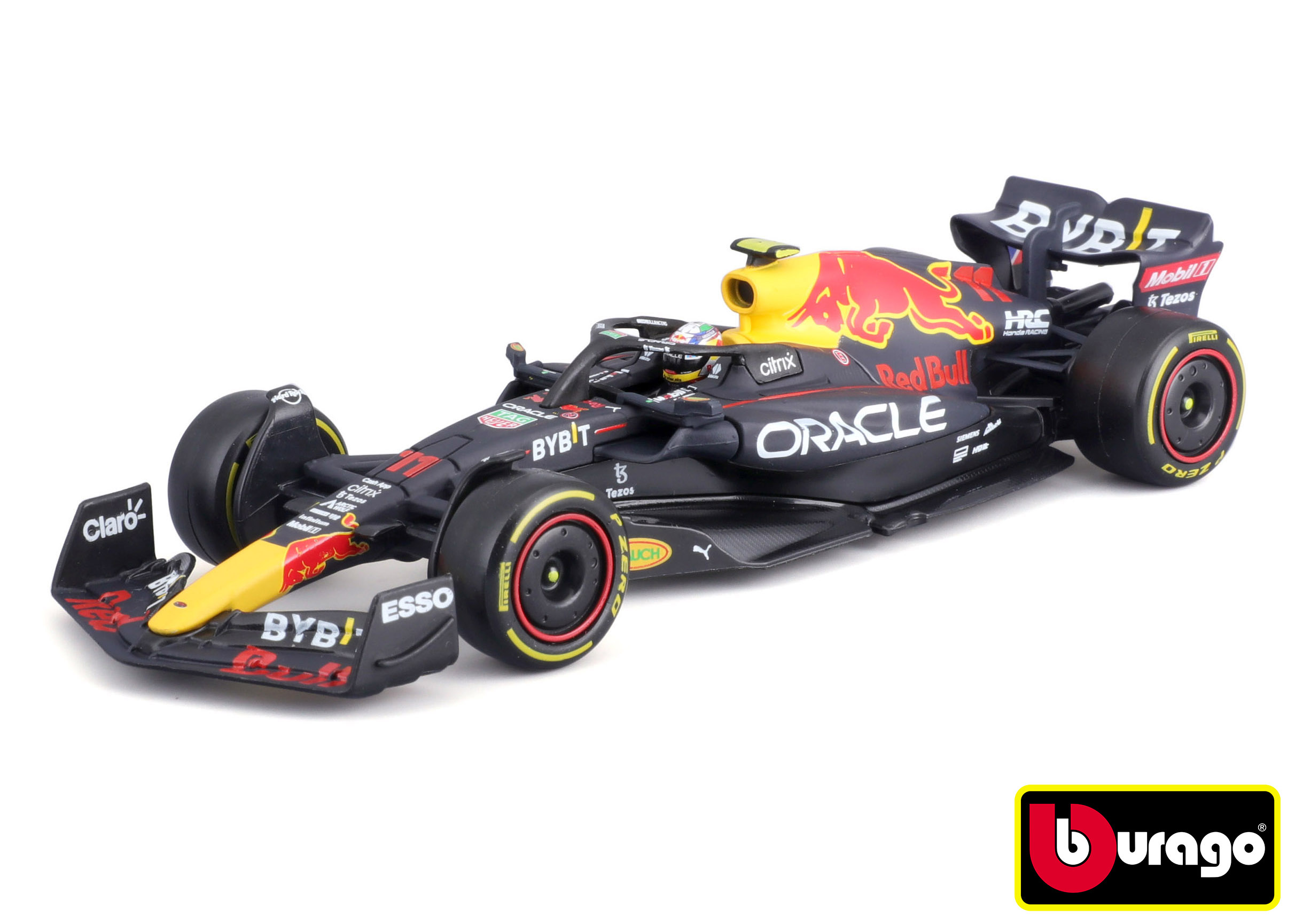 Levně Bburago 1:43 Formula F1 Oracle Red Bull Racing RB18 (2022) nr.11 Sergio Perez - with driver
