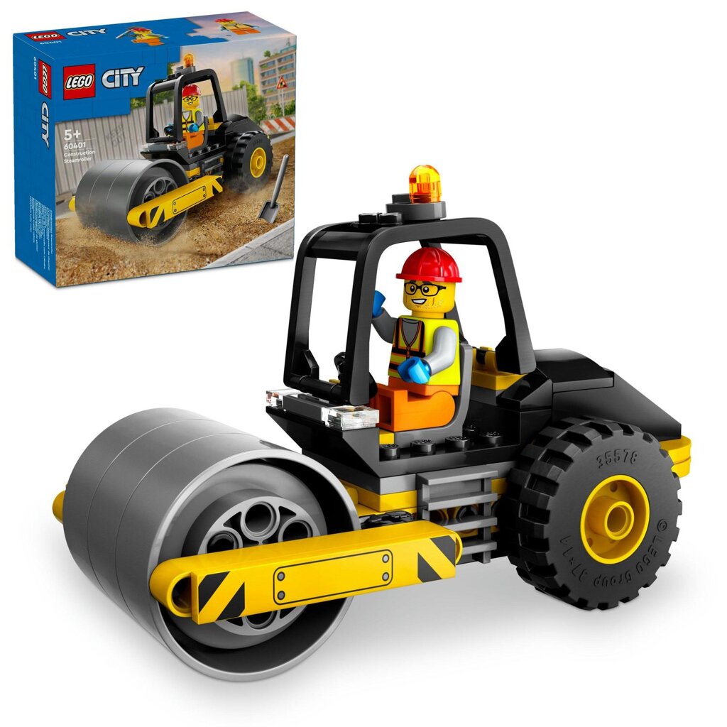 Levně LEGO® City 60401 Stavební parní válec - II. jakost
