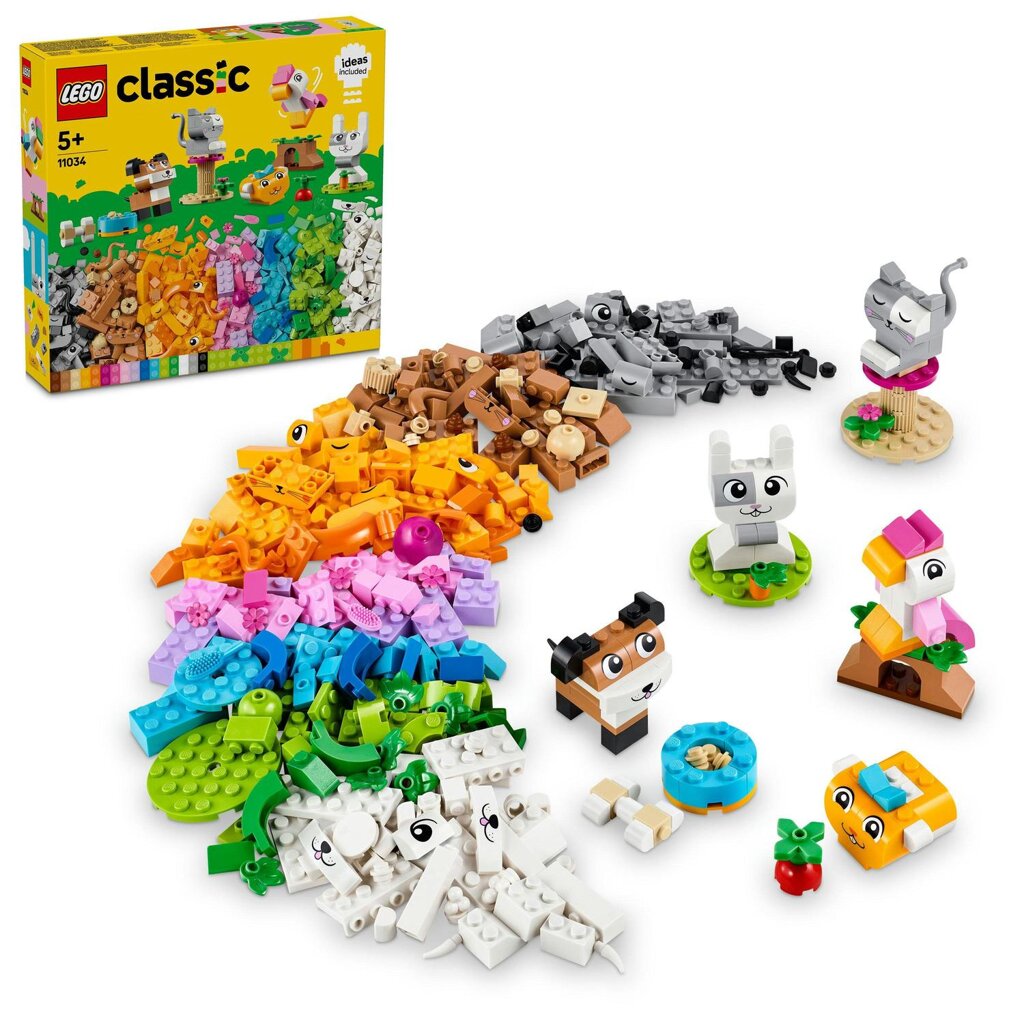 Levně LEGO® Classic 11034 Tvořiví mazlíčci