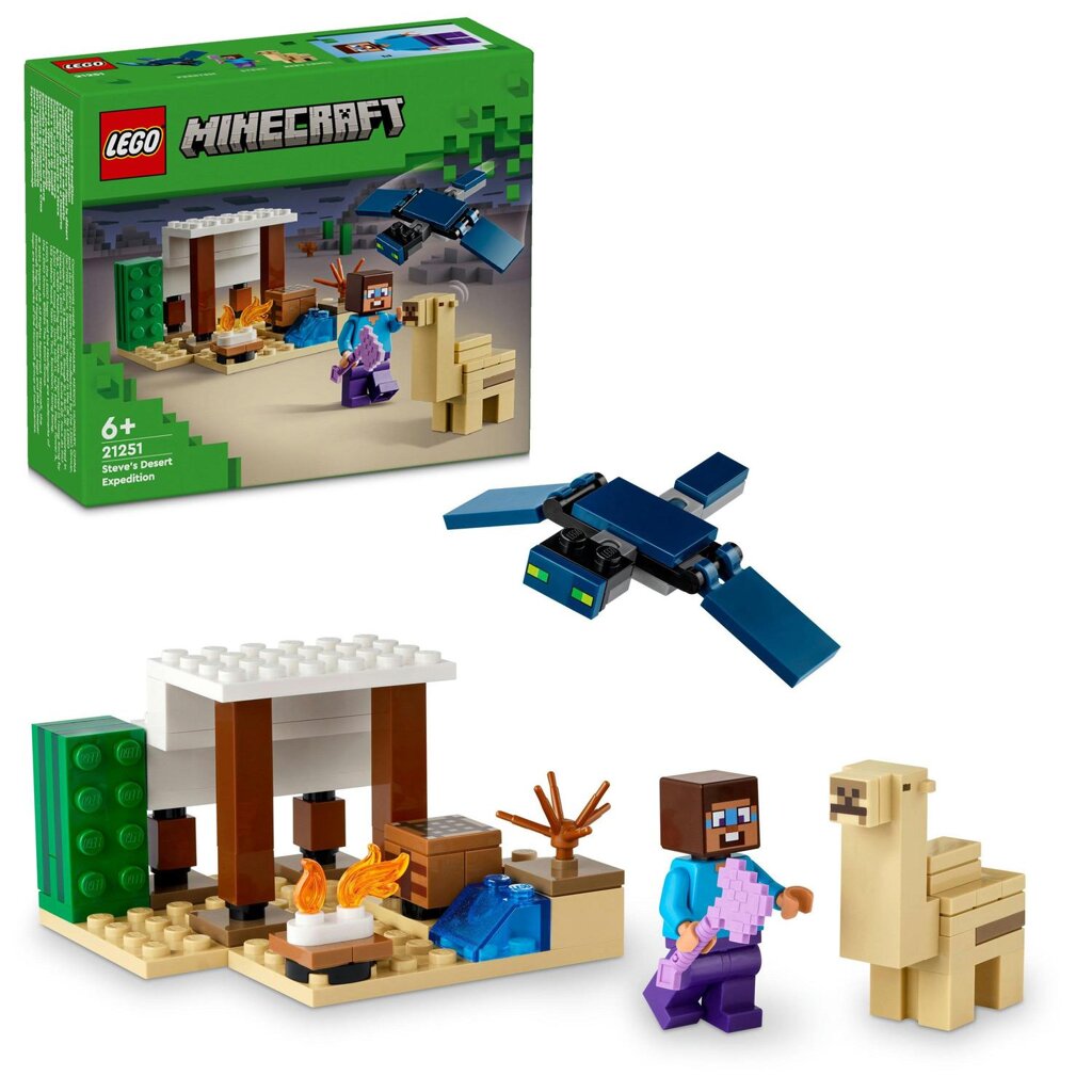 Levně LEGO® Minecraft® 21251 Steve a výprava do pouště