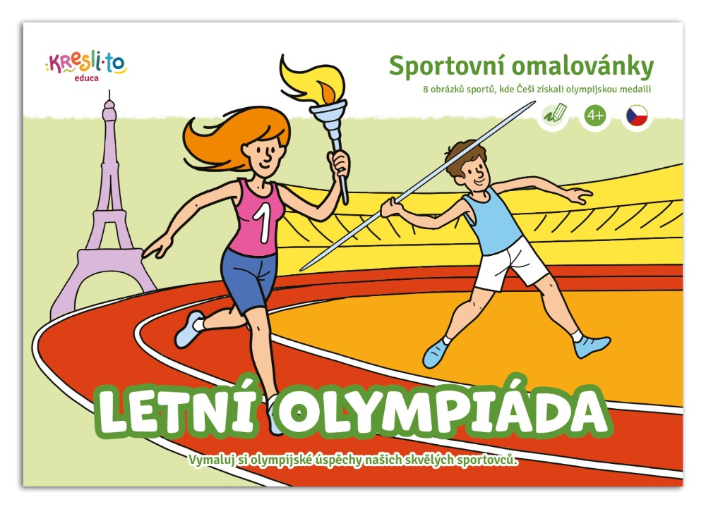 Levně Letní olympiáda - Sportovní omalovánky A5