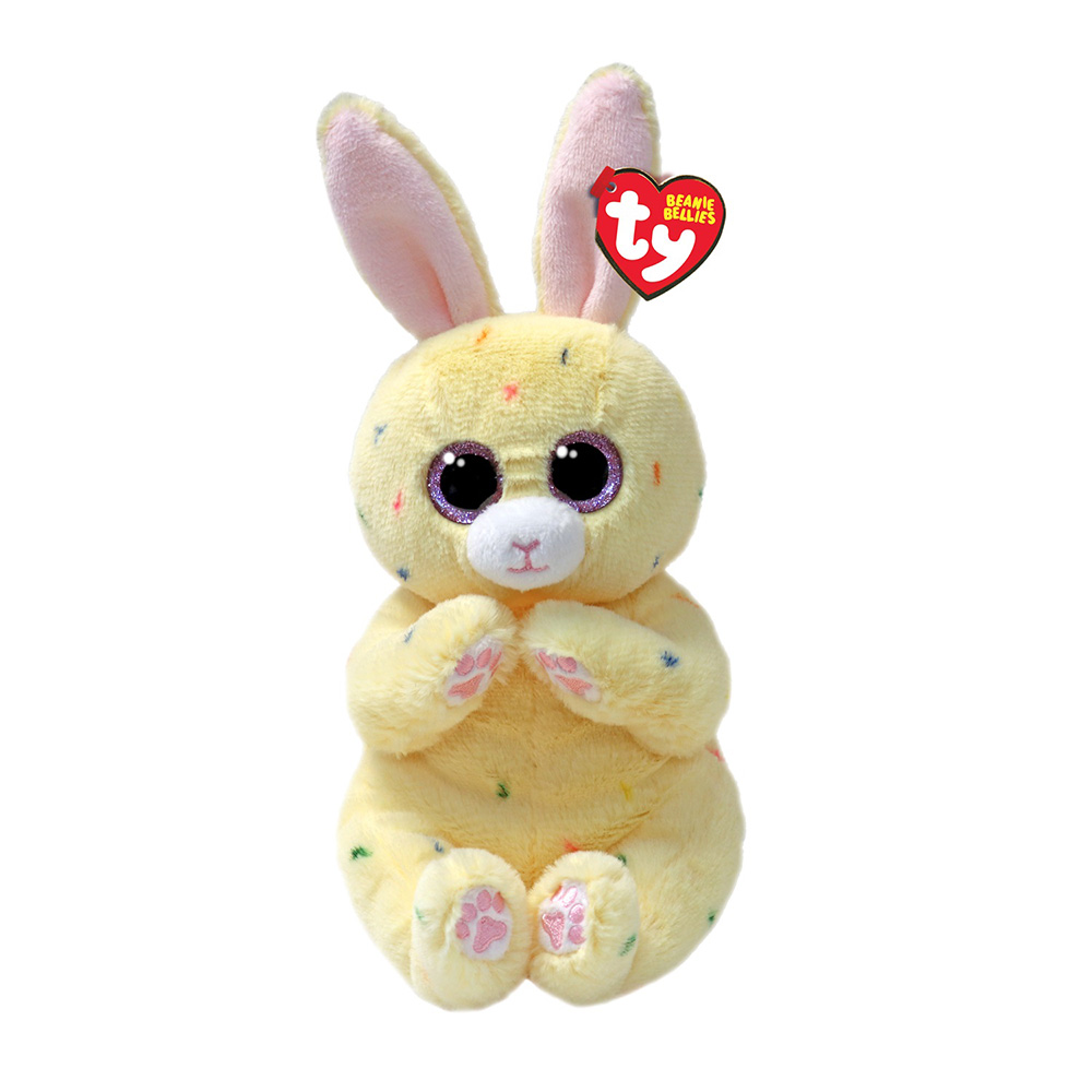 Levně Ty Beanie Bellies CREAM, 15 cm - yellow bunny (3)
