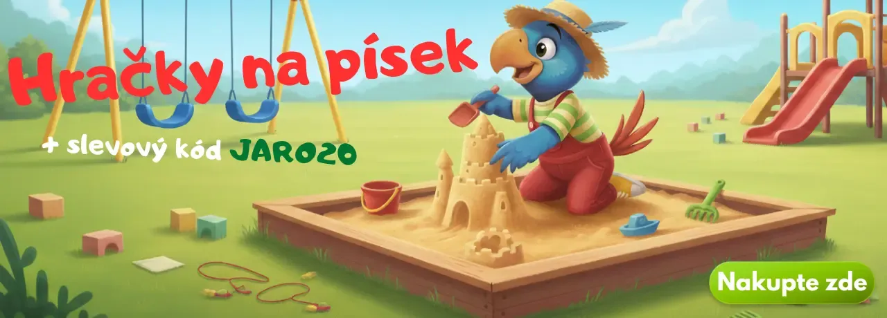 Hračky na písek + slevový kód 